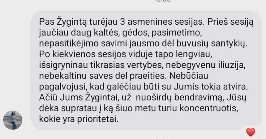 Konsultacijos Klientė